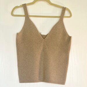 Tan Jcrew sweater tank